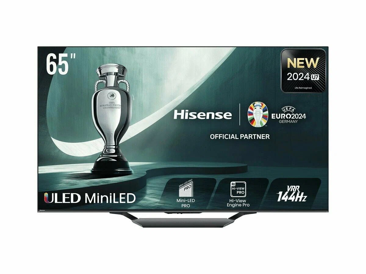 Телевизор Hisense 65U7NQ RU (2024), темно-серый