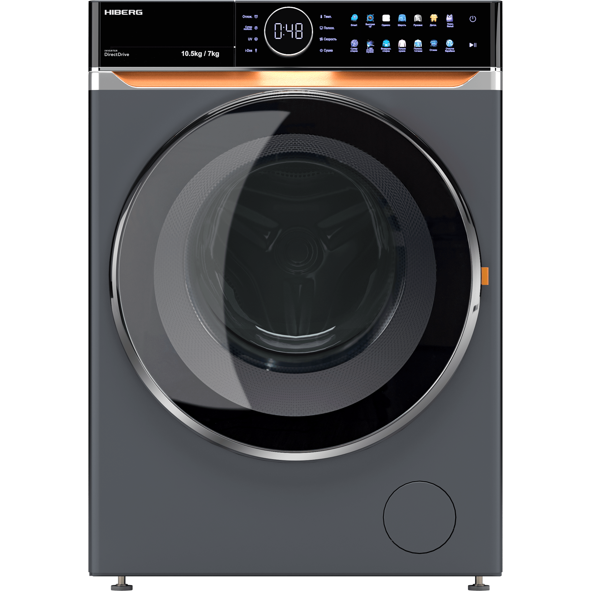 Стиральная машина с сушкой HIBERG i-DDQ10 - 10714 Sd RU