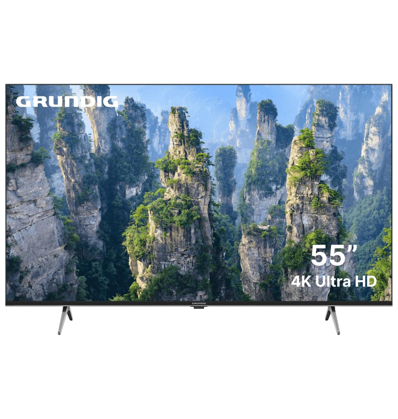 Телевизор Grundig 55GHU7930 RU (2023), серебристый