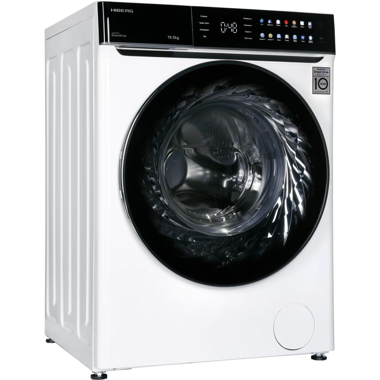 Стиральная машина Hiberg i-DDQ11 - 1014 W RU, белая